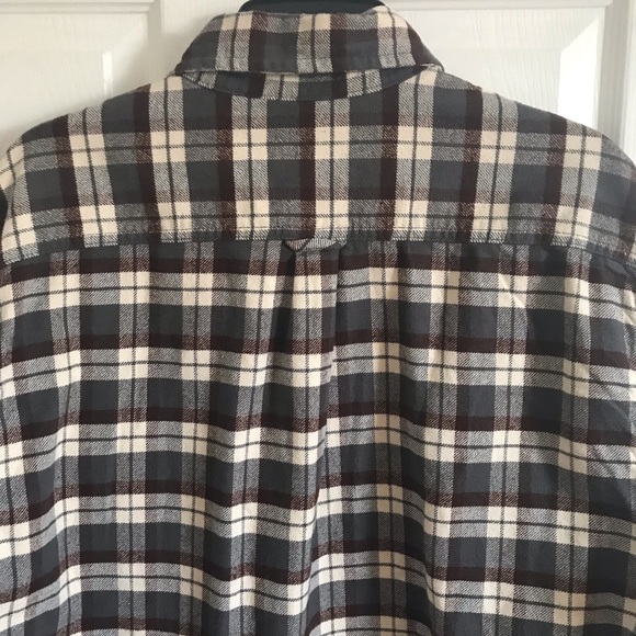 In Like-New JACHS Men’s Thick Heavy Flannel Button Down Shirt Size XL - Picture 7 of 8